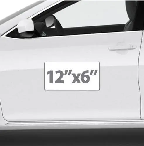 12"X6" Magnetic Sign For Cars (Universal And Compact) 1