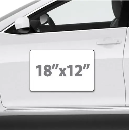 18"X12" Custom Magnetic Sign For Cars, Trucks & Vans 1
