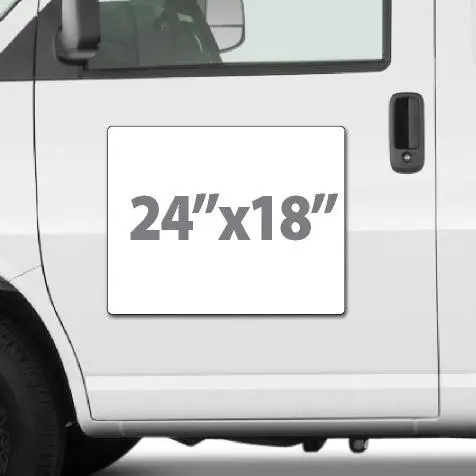 24"X18" Custom Magnetic Sign For Trucks 1