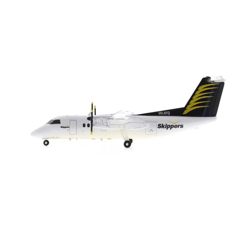 3D Design Deck 3Dd0087 1/200 Skippers Aviation Bombardier Dash-8-100 Vh-Xfq 'Red Dirt Under Fuselage' 2