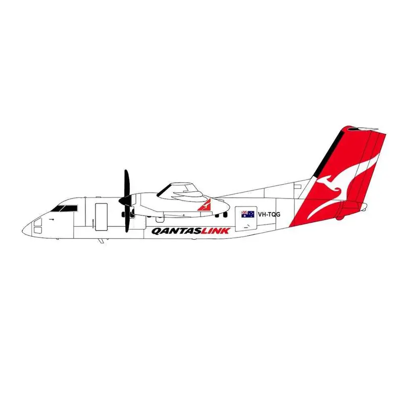 3D Design Deck 3Dd0170 1/400 Qantaslink Dash-8-Q200 Vh-Tqg 1
