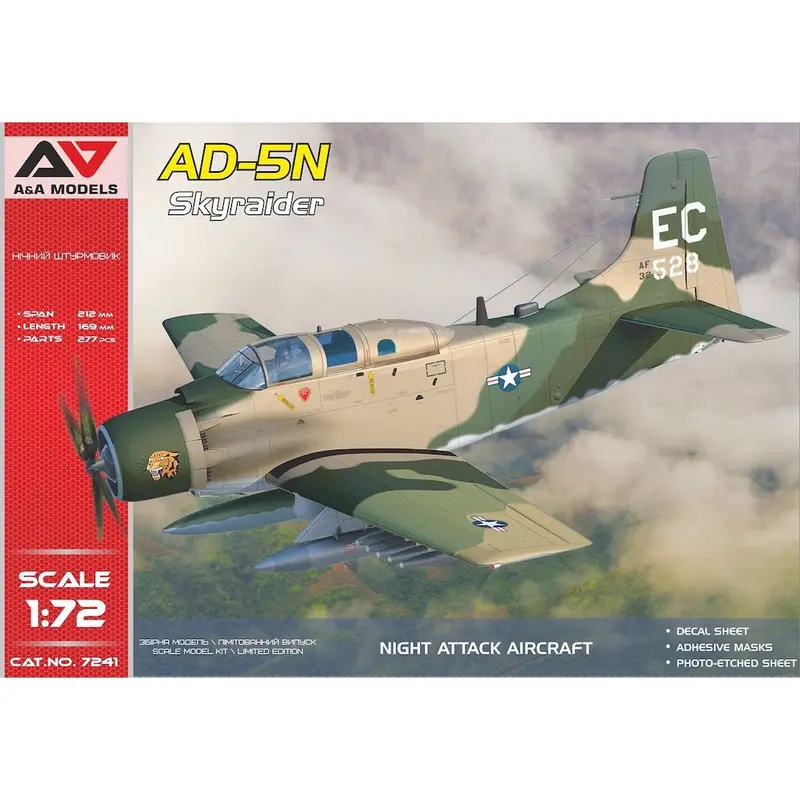A&A Models 7241 1/72 Douglas Ad-5N / A1-G Skyraider 1