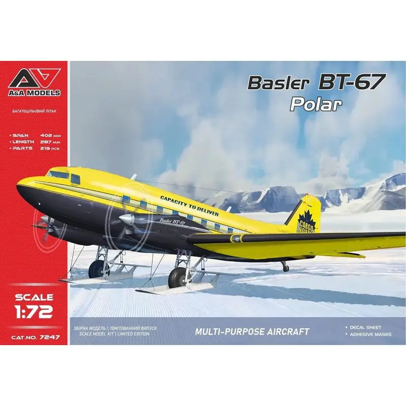 A&A Models 7247 1/72 Bt-67 Polar 1