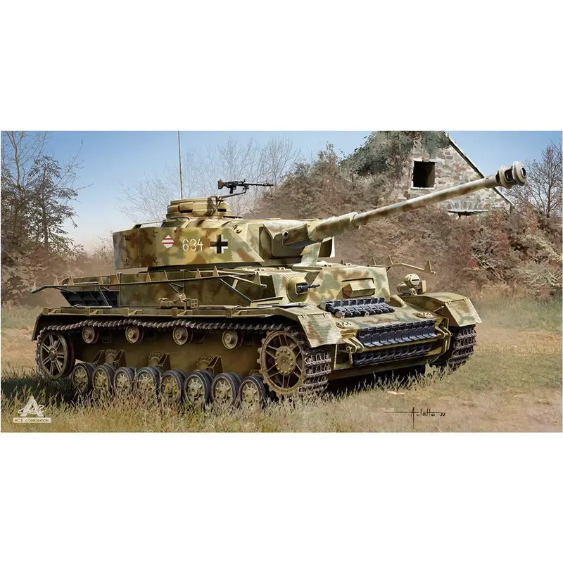 Academy 13432 1/72 Pz.Kpfw Iv Ausf H Medium Tank 1
