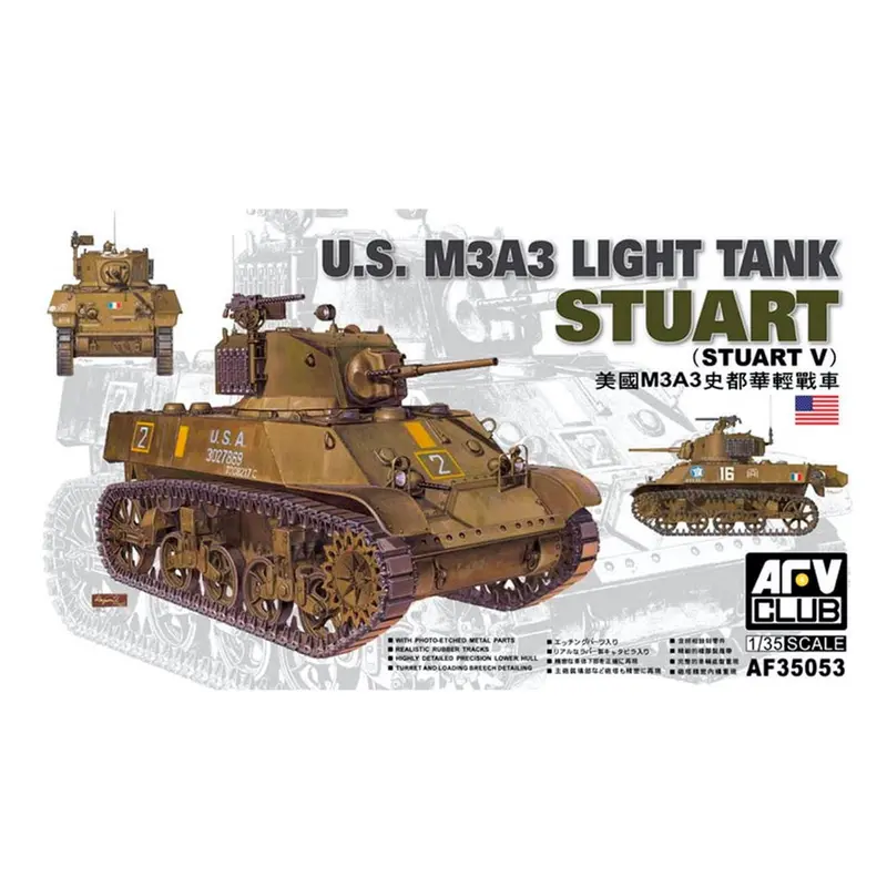 Afv 35053 1/35 M3a3 Stuart Light Tank 1