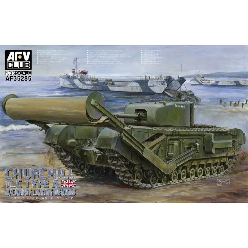 Afv 35285 1/35 Churchill Tlc Type-A With Carpet Laying Devices 1