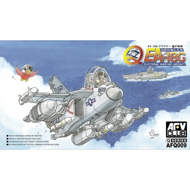 Afv Q009 Q Ea-18G Growler Electronic Warfare Aircraft 1