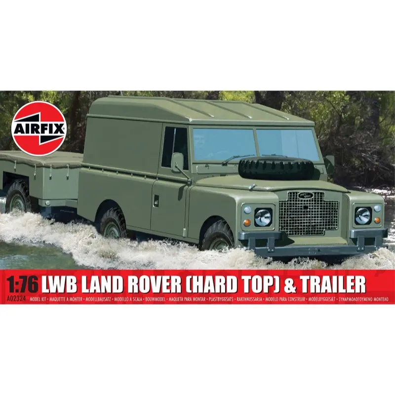 Airfix A02324 1/76 Lwb Landrover (Hard Top) 1