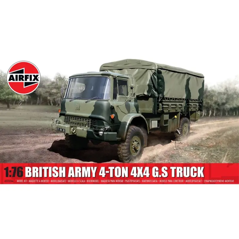 Airfix A02326a 1/76 British Army 4-Ton 4X4 General Service Truck 1