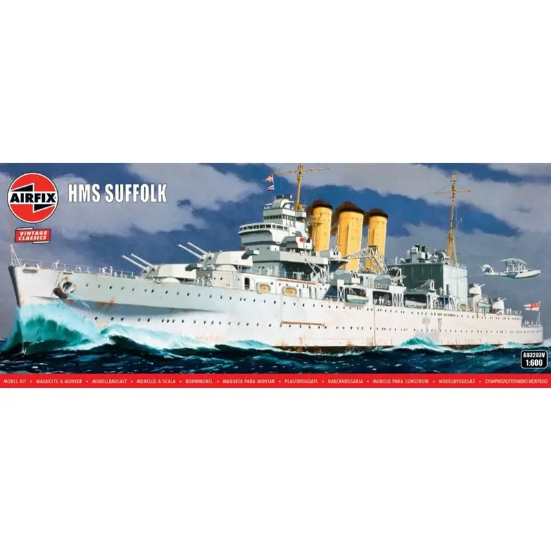 Airfix A03203v 1/600 Hms Suffolk 1