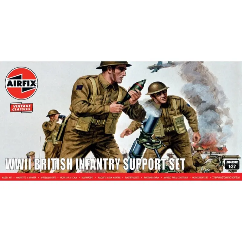 Airfix A04710v 1/32 Wwii British Infantry Support Set 1