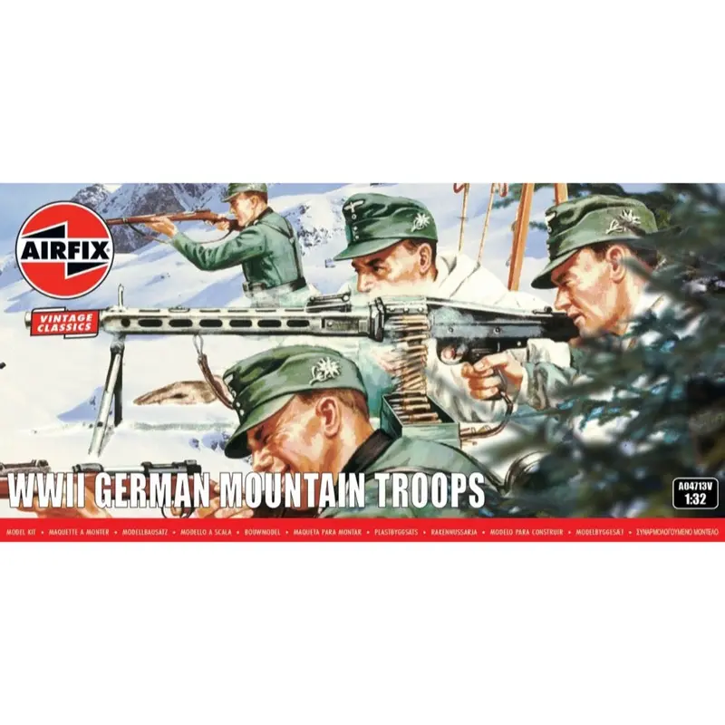 Airfix A04713v 1/32 Wwii German Mountain Troops 1