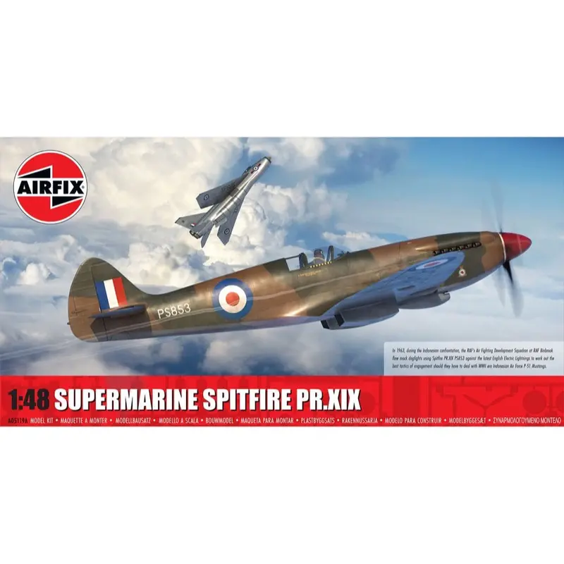 Airfix A05119a 1/48 Supermarine Spitfire Pr.Xix Rolls Royce's Own Spitfire Ps853 1
