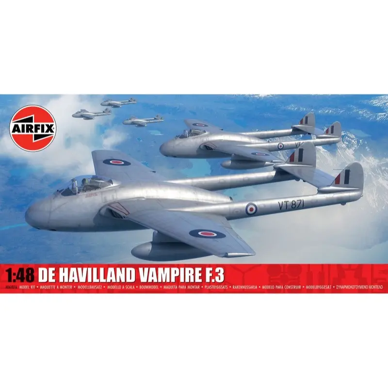 Airfix A06107a 1/48 De Havilland Vampire F.3 1