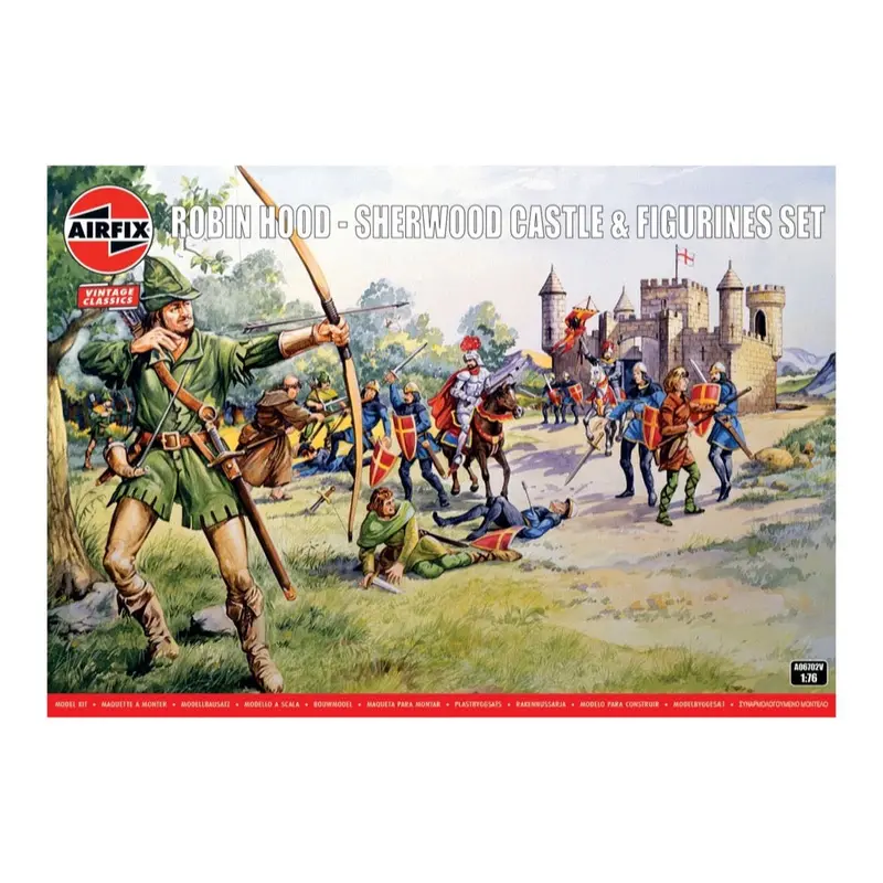 Airfix A06702v 1/76 Robin Hood Sherwood Castle & Figurines Set 1