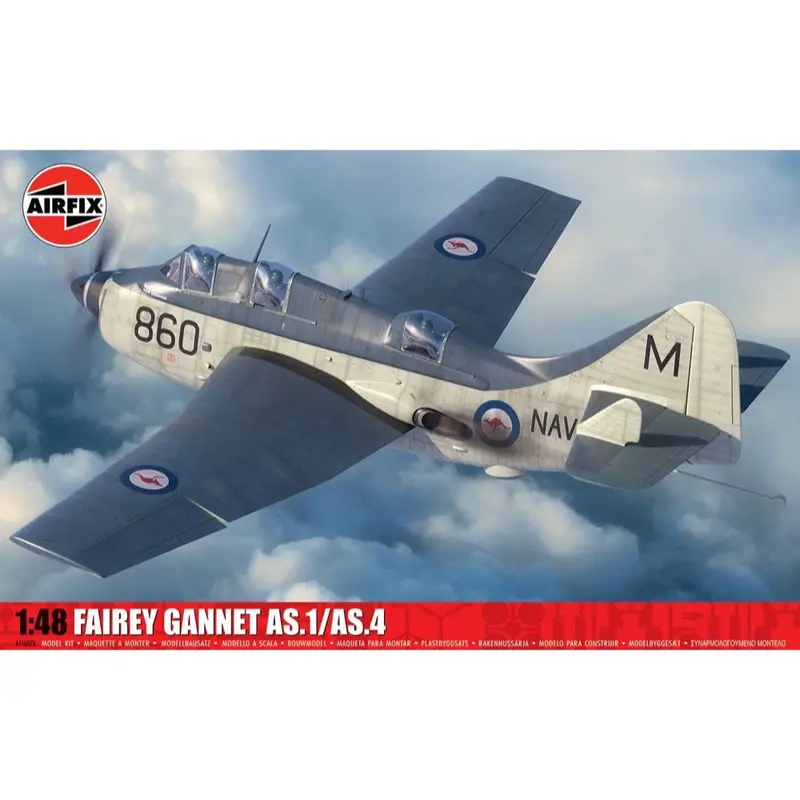 Airfix A11007a 1/48 Fairey Gannet As.1/As.4 Export Schemes Ran 1