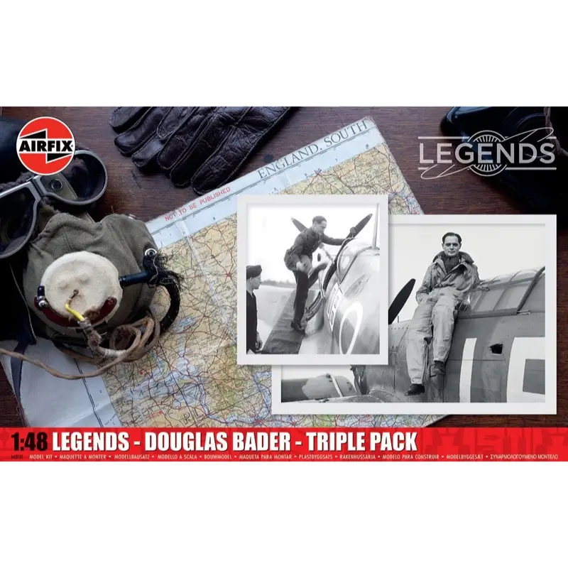 Airfix A40101 1/48 Legends Douglas Bader Triple Pack 1