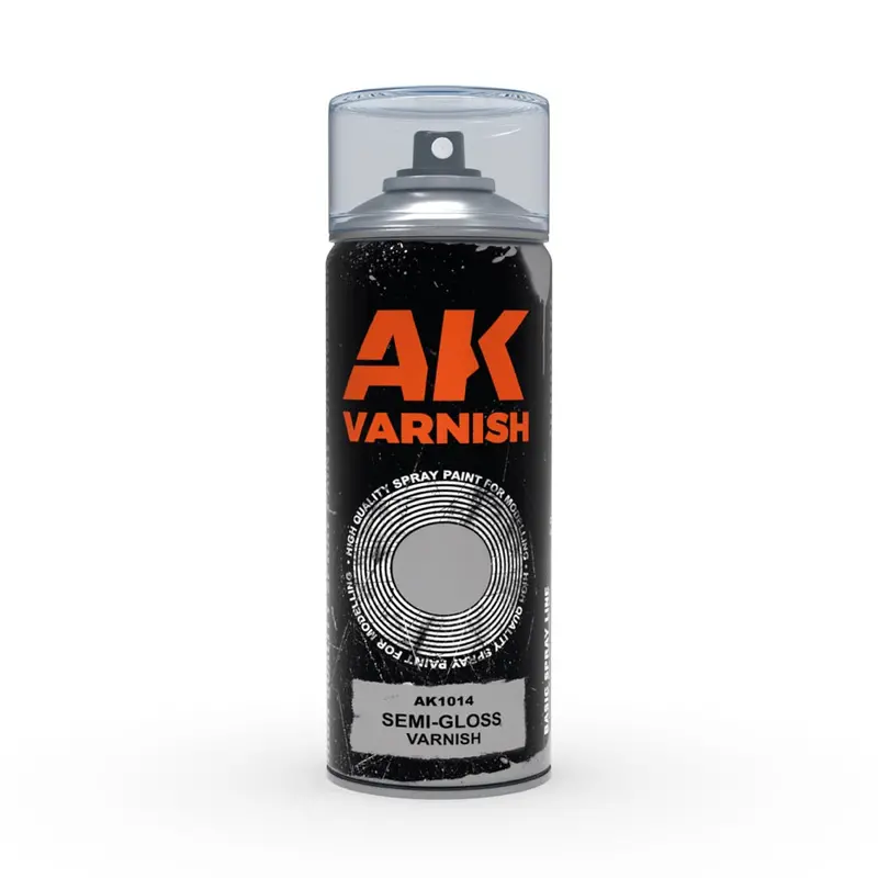Ak Interactive 1014 Semi-Gloss Varnish Spray Paint 400Ml 1