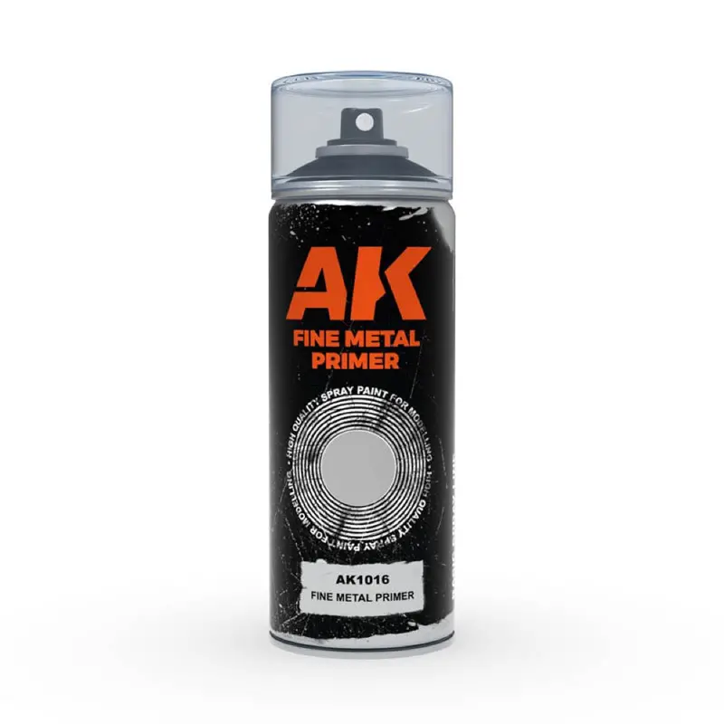 Ak Interactive 1016 Fine Metal Primer Spray Paint 150Ml 1