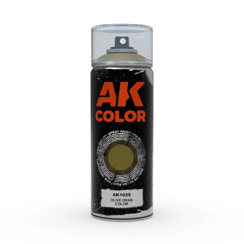Ak Interactive 1025 Olive Drab Spray Paint 150Ml 1