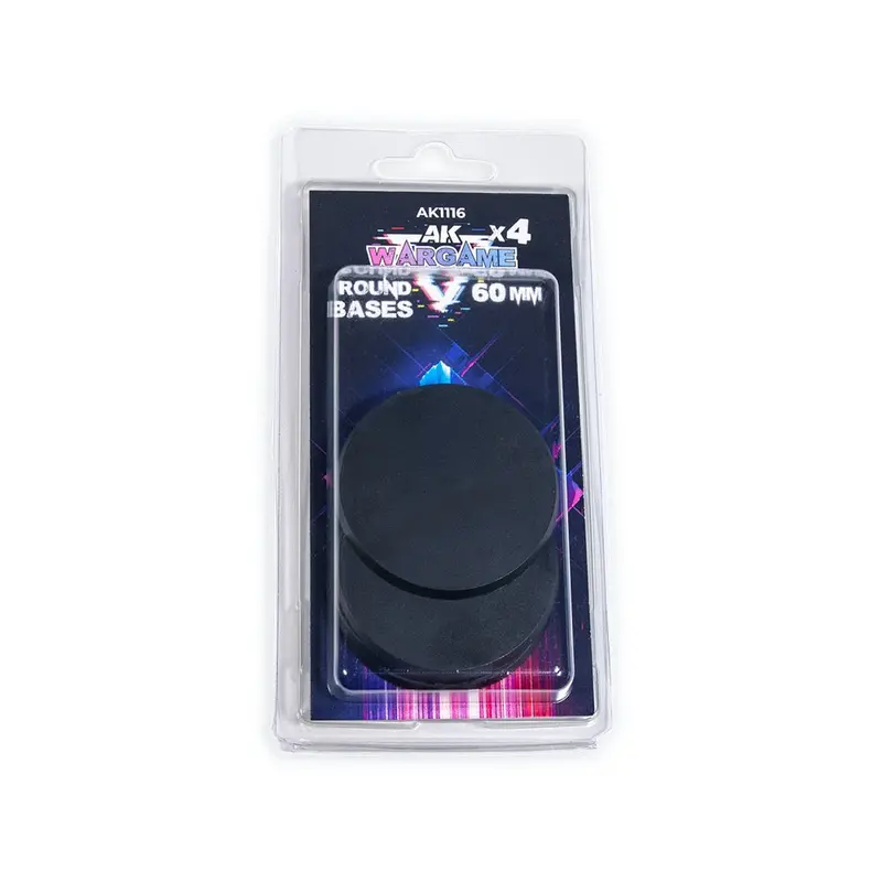 Ak Interactive 1116 Round Bases 60Mm X 4 Units 1