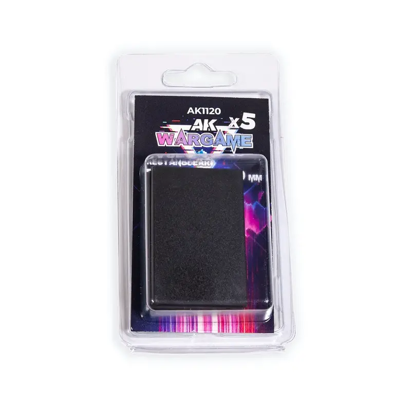 Ak Interactive 1120 Rectangular Bases 60X40mm X 5 Units 1