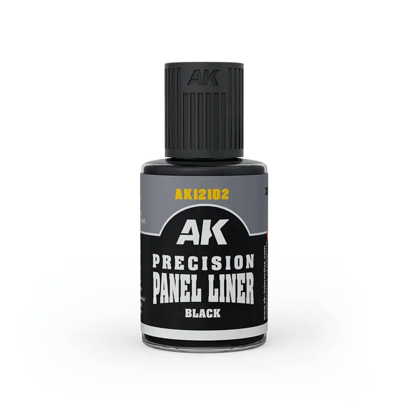 Ak Interactive 12102 Precision Paneliner Black 30Ml 1