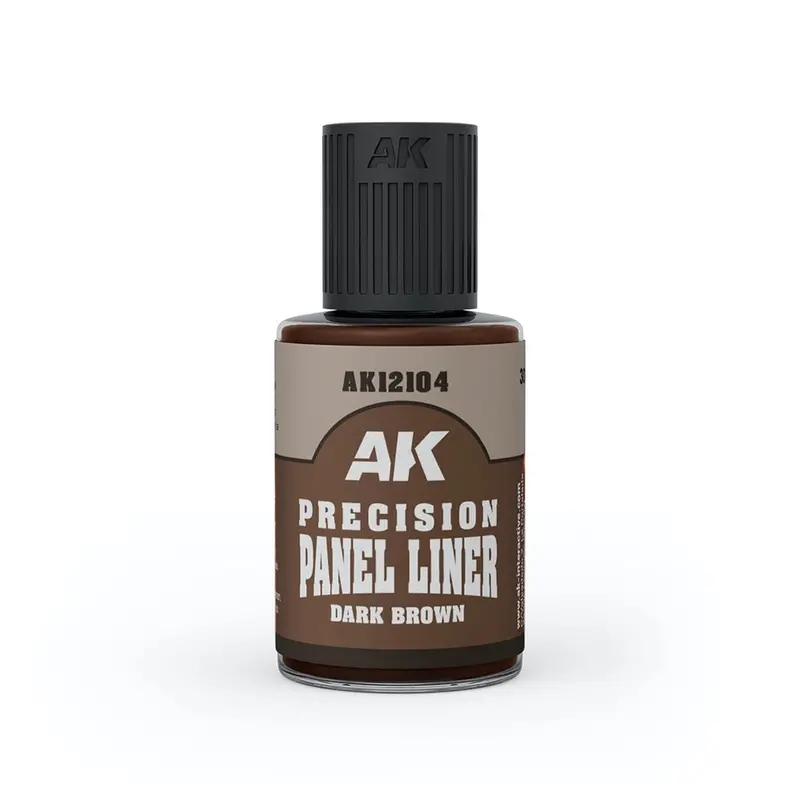 Ak Interactive 12104 Precision Paneliner Dark Brown 30Ml 1
