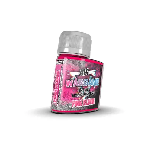 Ak Interactive 1241 Wargame Pink Fluor Enamel Liquid Pigment 35Ml 1