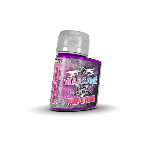 Ak Interactive 1242 Wargame Purple Fluor Enamel Liquid Pigment 35Ml 1