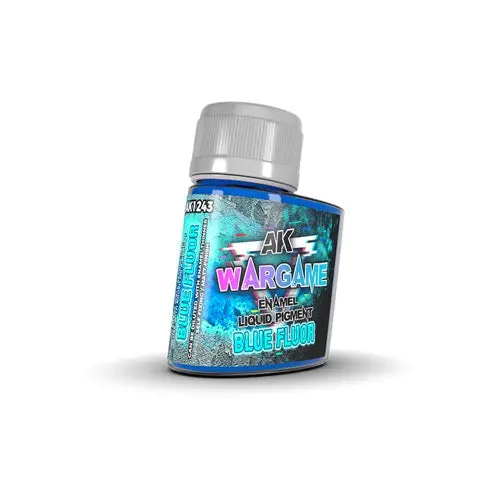 Ak Interactive 1243 Wargame Blue Fluor Enamel Liquid Pigment 35Ml 1