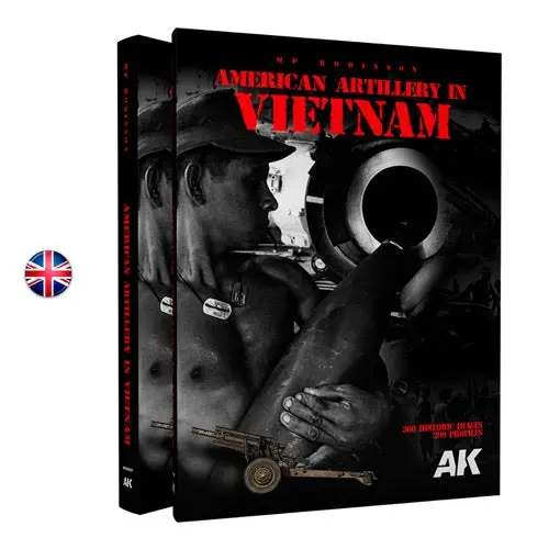 Ak Interactive 130007 Book American Artillery In Vietnam Vol.2 English 1