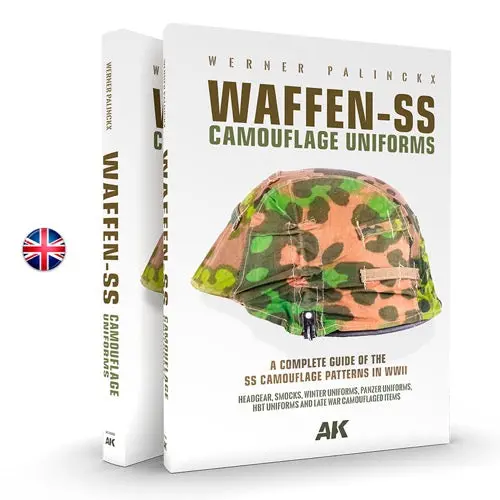 Ak Interactive 130008 Book Waffen-Ss Camouflage Uniforms English 1
