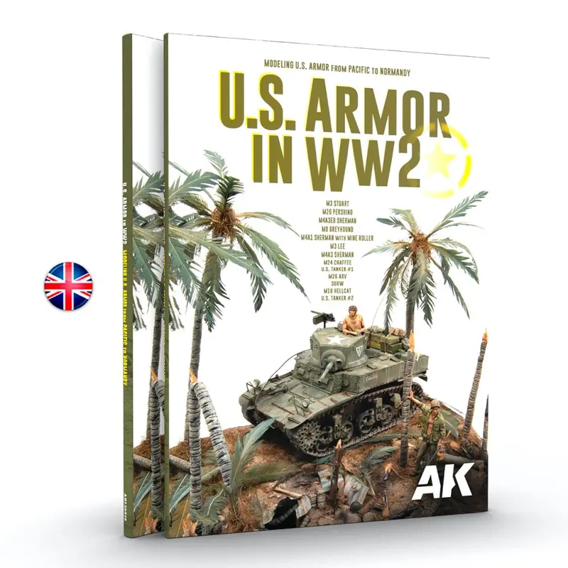 Ak Interactive 130019 Book U.S Armor In Ww2 English 1