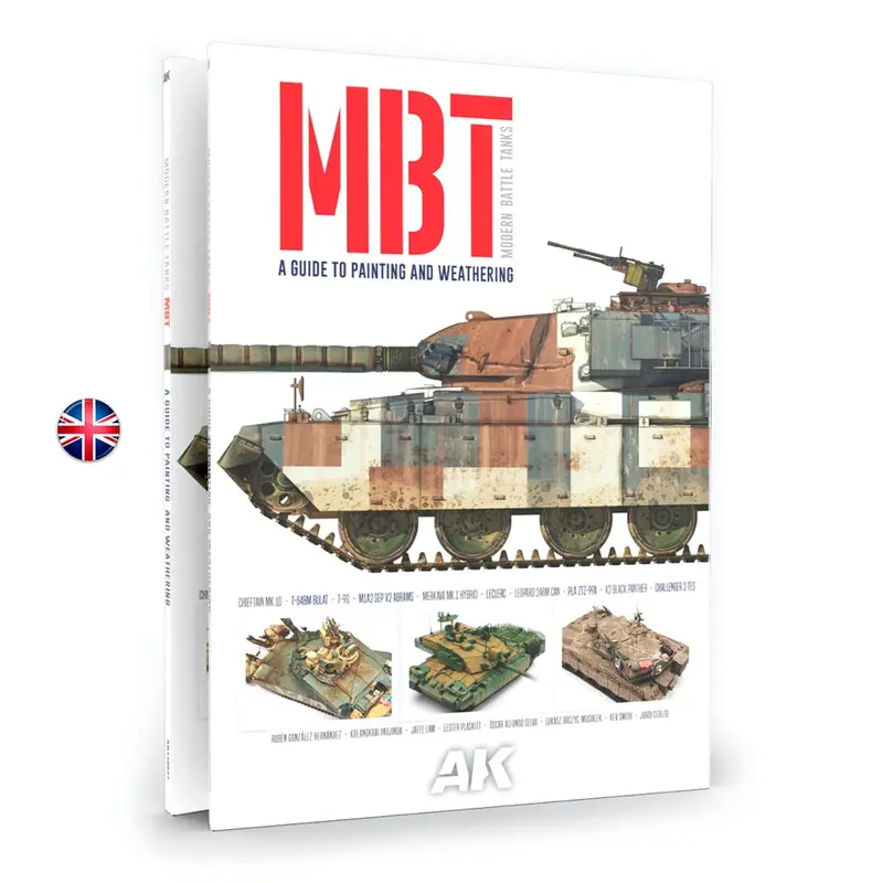 Ak Interactive 130021 Book Mbt Modern Battle Tanks English 1