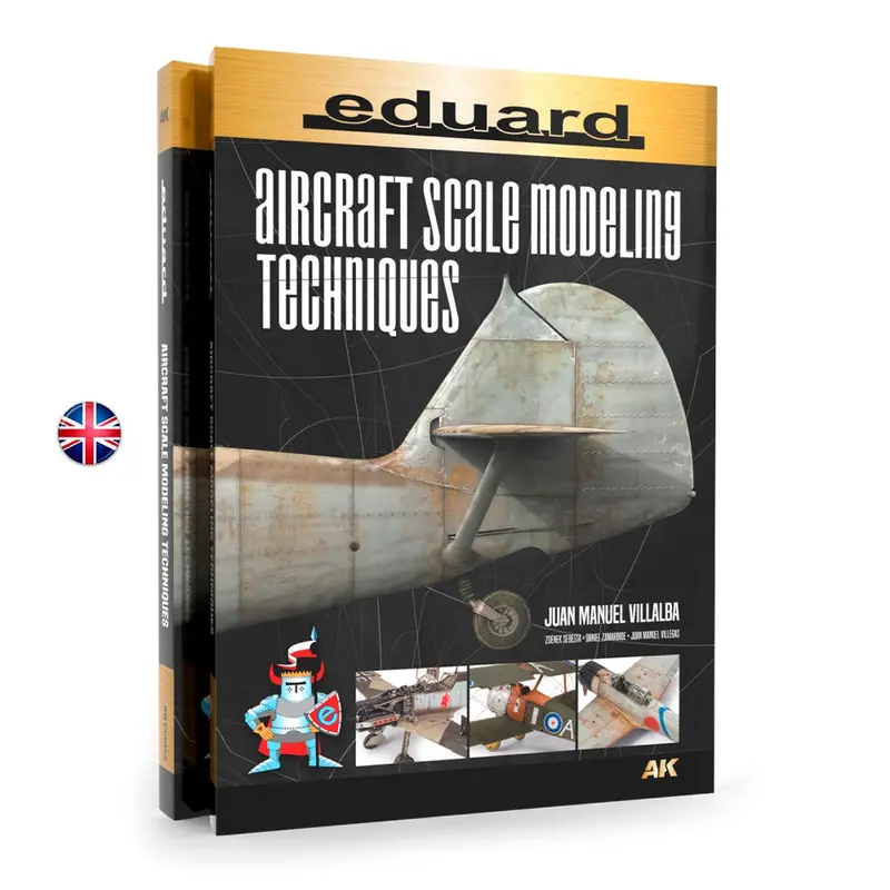 Ak Interactive 130022 Book Aircraft Scale Models Techniques Eduard English 1