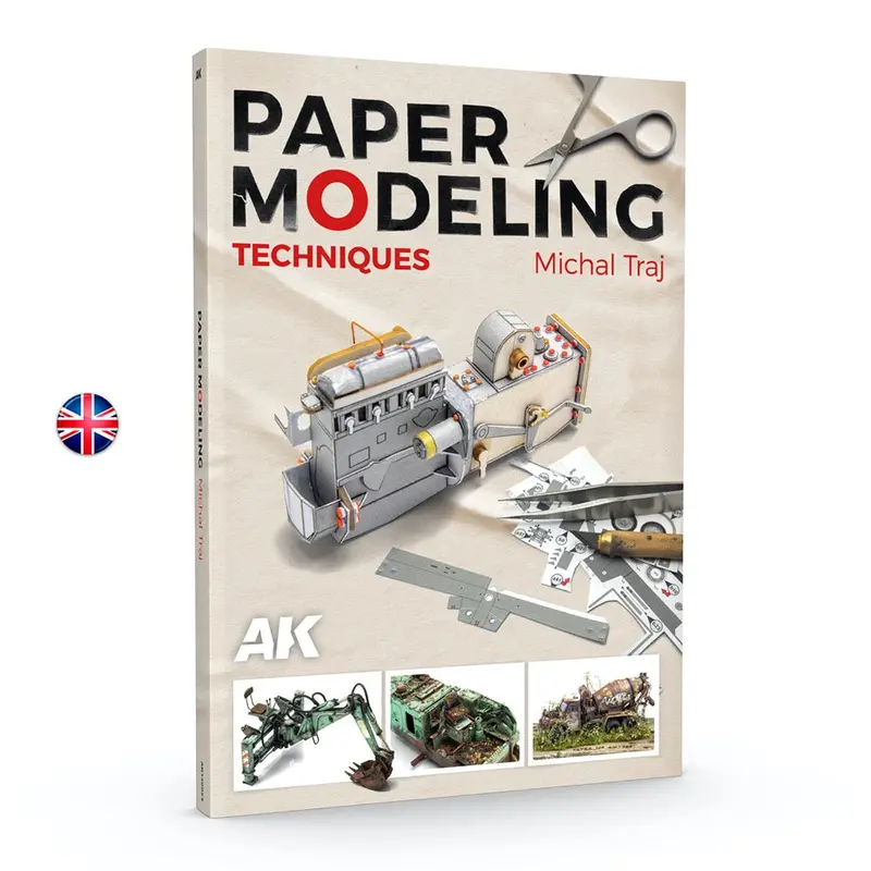 Ak Interactive 130024 Book Paper Modeling Techniques 1