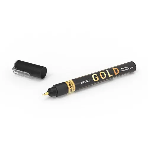 Ak Interactive 1301 Metallic Liquid Marker Gold 1