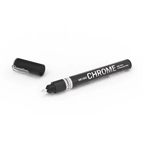 Ak Interactive 1302 Metallic Liquid Marker Chrome 1