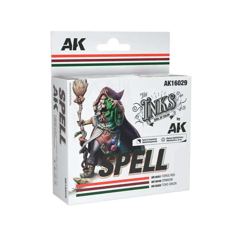 Ak Interactive 16029 The Inks Spell Colors Set Acrylic Ink Set 3 Colours 1