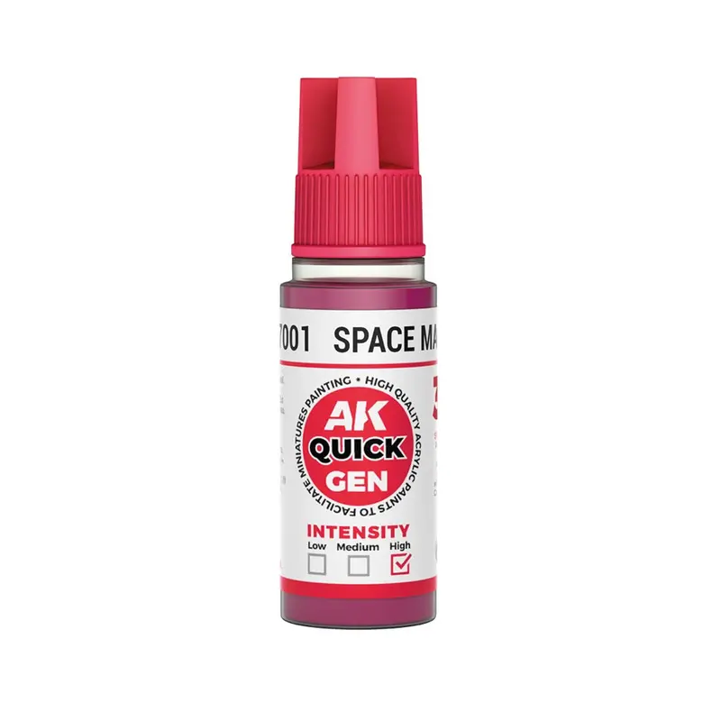 Ak Interactive 17001 Quick Gen Space Magenta 18Ml Acrylic Paint 1