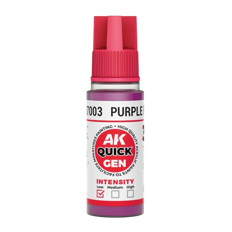 Ak Interactive 17003 Quick Gen Purple Flesh 18Ml Acrylic Paint 1