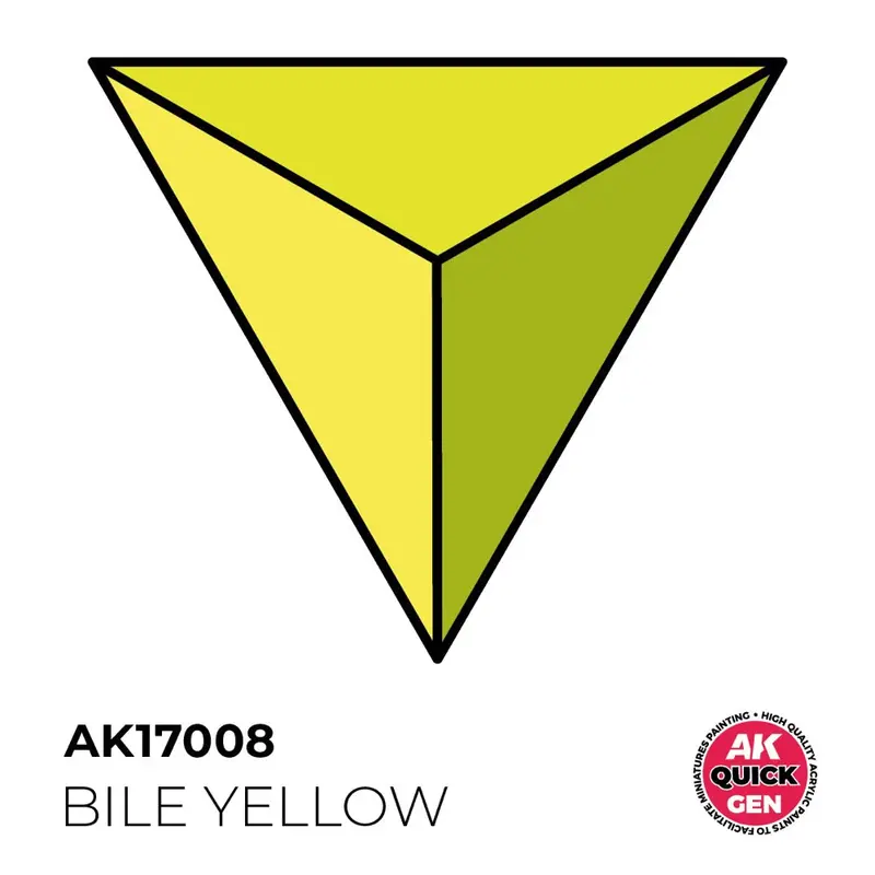 Ak Interactive 17008 Quick Gen Bile Yellow 18Ml Acrylic Paint 2