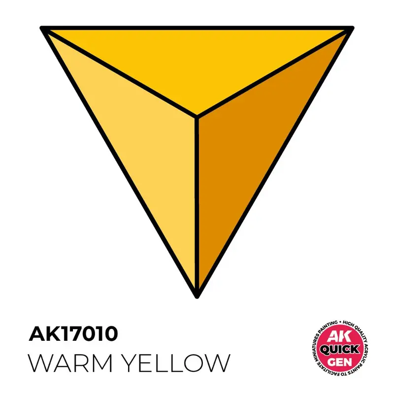 Ak Interactive 17010 Quick Gen Warm Yellow 18Ml Acrylic Paint 2