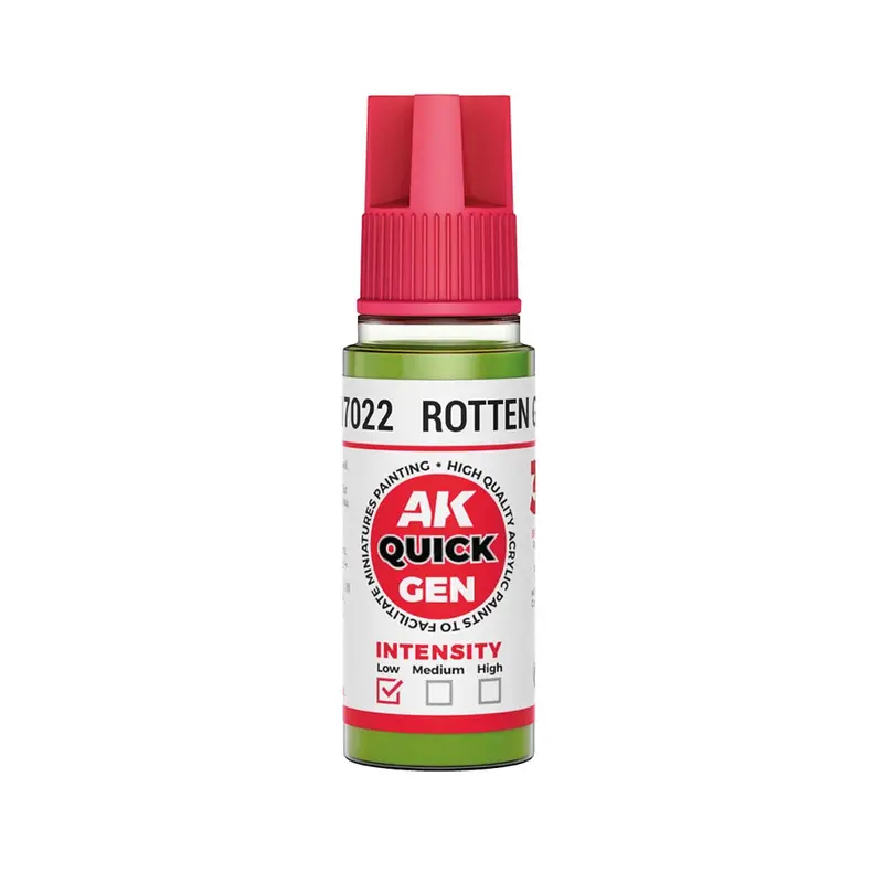 Ak Interactive 17022 Quick Gen Rotten Green 18Ml Acrylic Paint 1