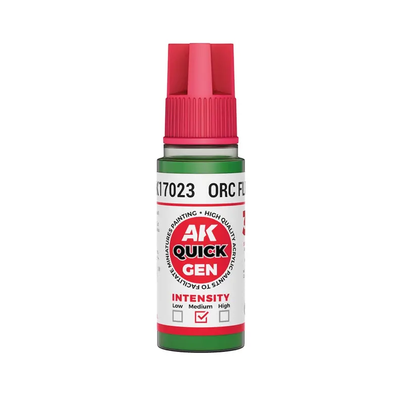 Ak Interactive 17023 Quick Gen Orc Flesh 18Ml Acrylic Paint 1