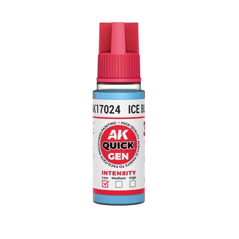 Ak Interactive 17024 Quick Gen Ice Blue 18Ml Acrylic Paint 1