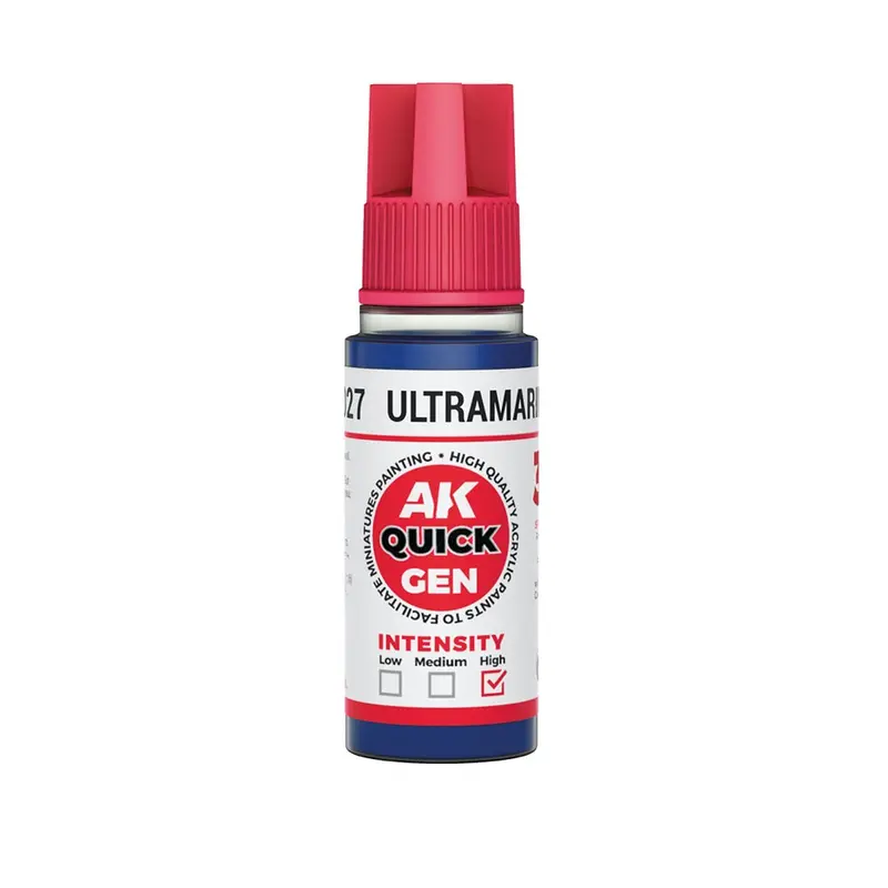 Ak Interactive 17027 Quick Gen Ultramarine Blue 18Ml Acrylic Paint 1