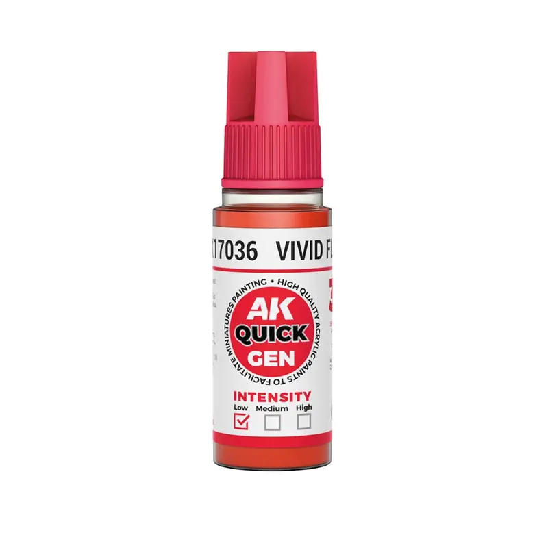 Ak Interactive 17036 Quick Gen Vivid Flesh 18Ml Acrylic Paint 1