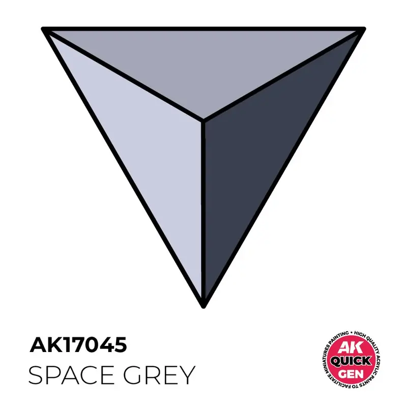 Ak Interactive 17045 Quick Gen Space Grey 18Ml Acrylic Paint 2